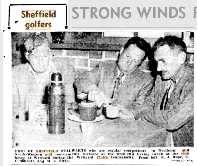 19540615_Advocate_Trio of Golfers_Picture 19540615_Advocate_Trio