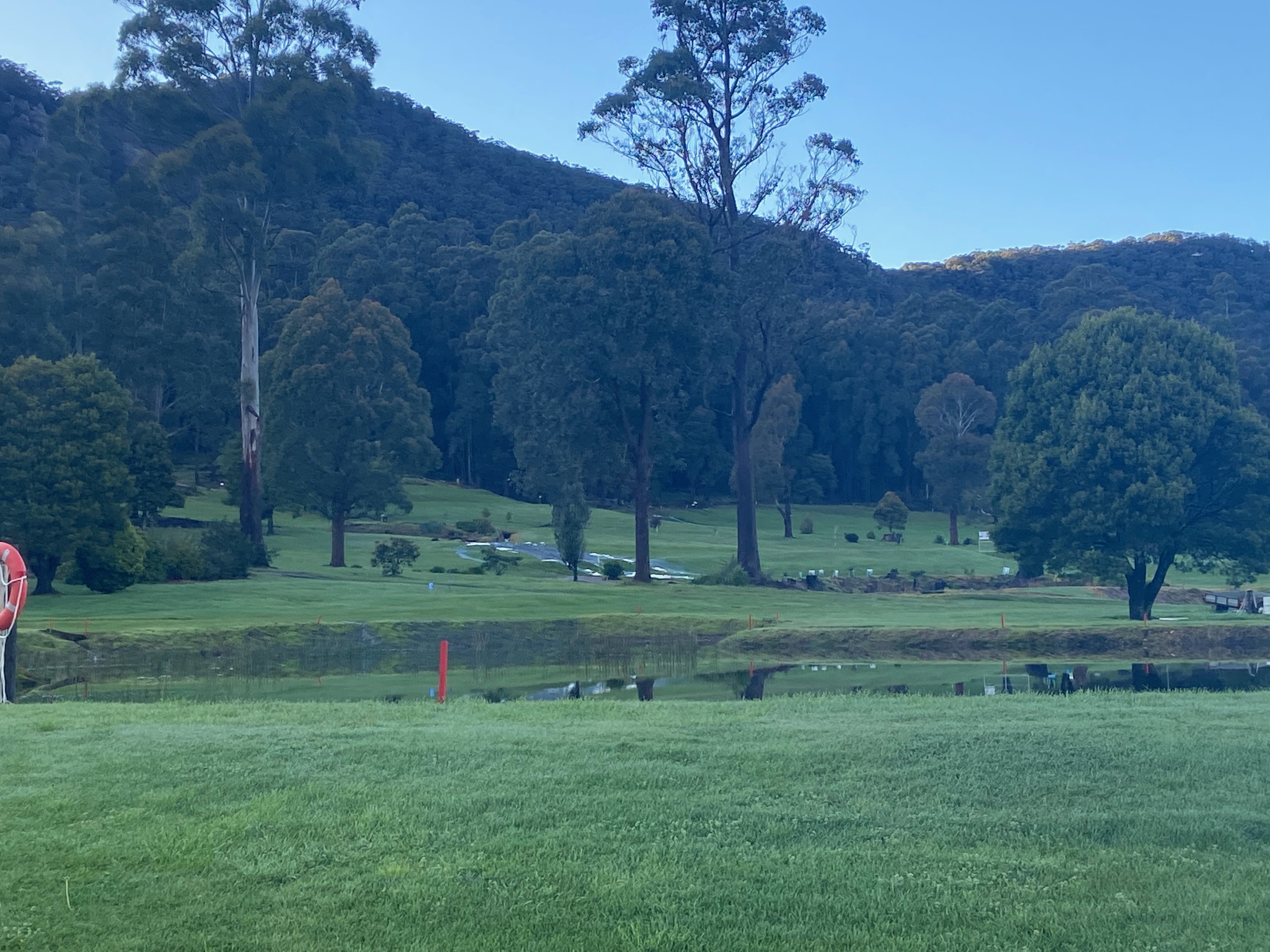 Water on the 7th from a distance