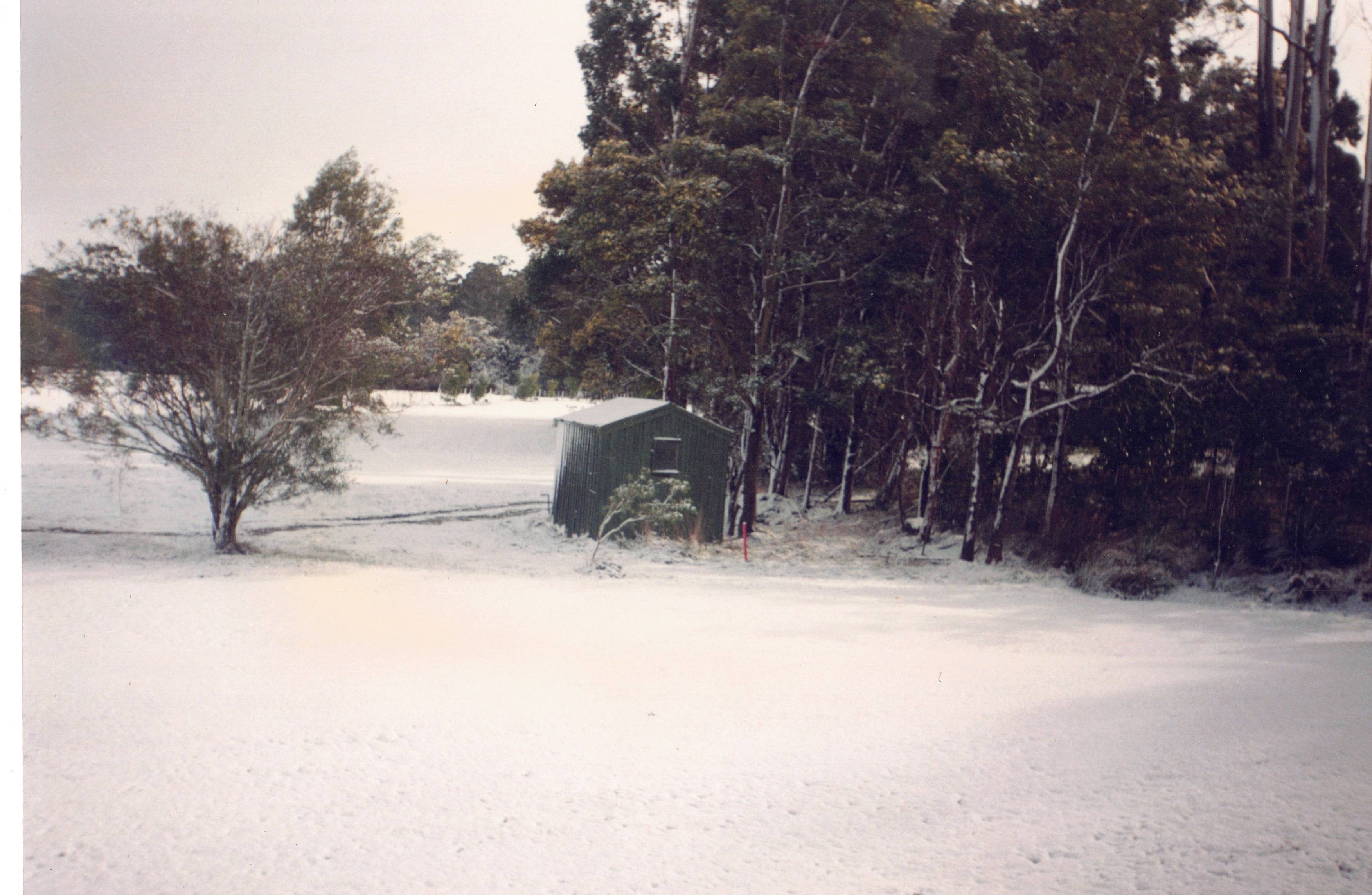 Snow from Fourth Fairway towards Ninth Fourth Fairway towards the Ninth