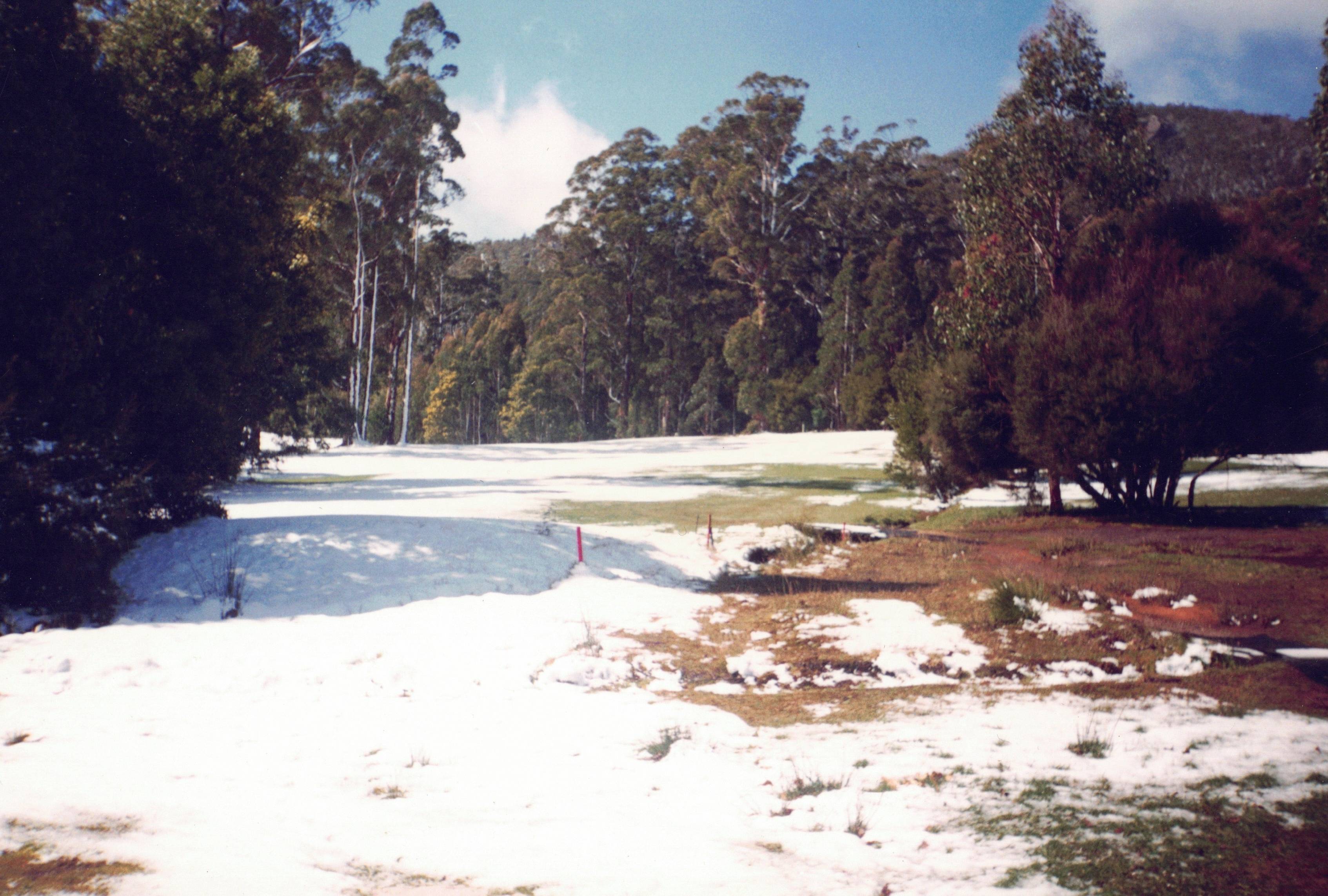 Snow from the Fifth Tee Fifth Tee